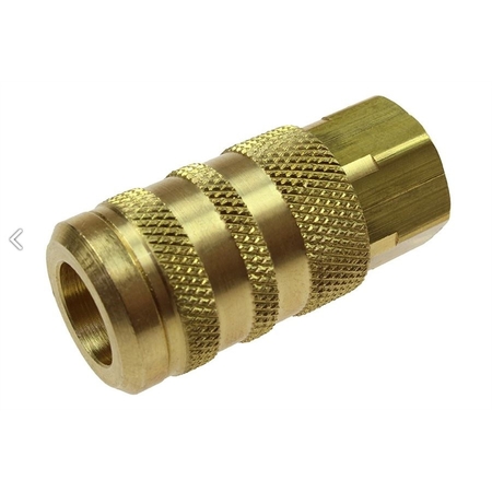 COIJALI Manual 6 Ball Coupler, 1/4" 6-Point Industrial Coupler, 1/4" FPT 15X4F